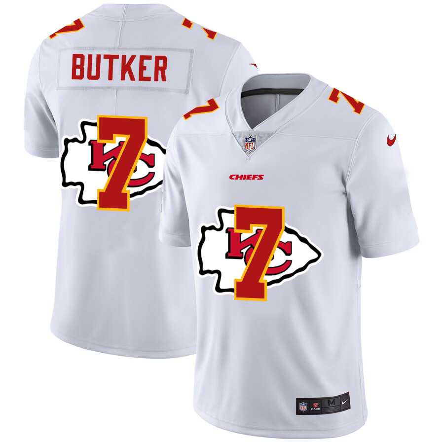 Nike Chiefs 7 Harrison Butker White Shadow Logo Limited Jersey Yhua,We sell and wholesale Nike Chiefs 7 Harrison Butker White Shadow Logo Limited Jersey Yhua on line form chian!